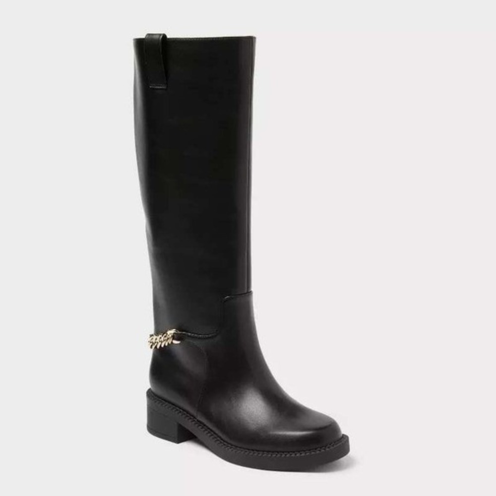 A New Day Women's Bobbi Knee-High Boots Black Size 9 – New With Tags